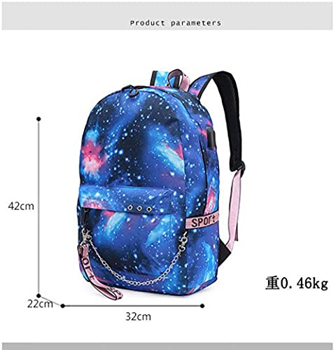 2021 Mochila Stranger Things, Mochila multifunción de Lona de Viaje con Carga USB para Estudiantes para Adolescentes, niños, niñas, Mochila Escolar