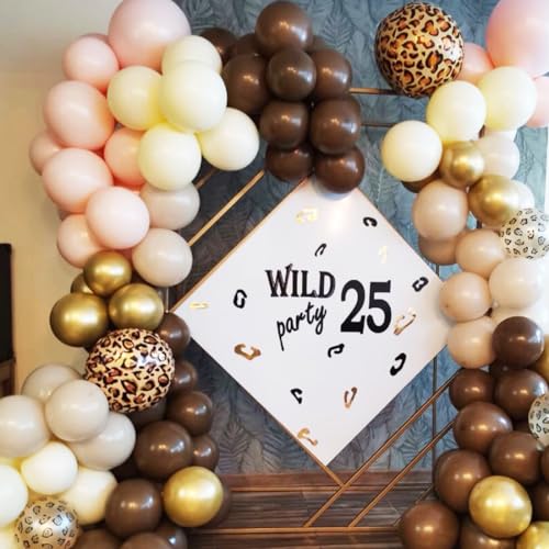 60 Piezas Globos de Látex Marrón Oscuro, 12 Pulgadas Globos Helio Marrón Chocolate, Decoración de Globos Cacao Caqui, Decoracione Globos de Fiesta para Aniversarios Celebraciones Bodas Cumpleaños