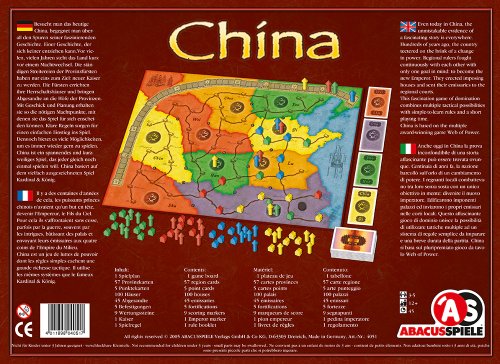 ABACUSSPIELE 04051 Oriente - Juego de Cartas sobre China (Instrucciones en inglés, francés, Italiano y alemán)