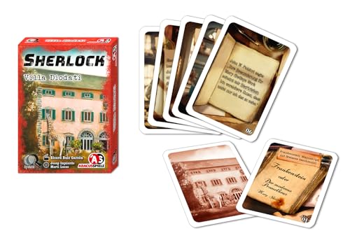 ABACUSSPIELE- Sherlock – Villa Diodati Juegos de Cartas (ABA48232)