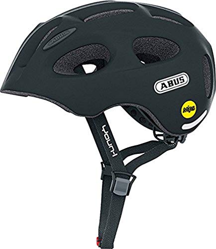 ABUS Youn-I MIPS - Casco infantil de bicicleta moderno - Para niño y niña - Negro, Talla S