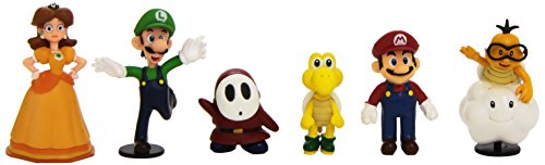 Abysse Corp. MFGNIN3 Pack 6 Figuras de Super Mario