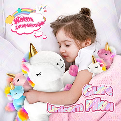 Adeokay Unicornio peluche regalo niña 3-12 años, juguete a partir de 3 – 8 años, regalos para niñas de 3 a 8 años, juguete de 1 a 12 años, regalo de 3 a 9 años, regalo para niñas, unicornio, regalos