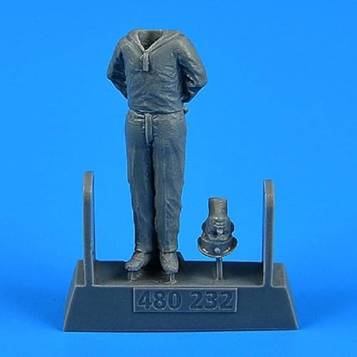 aerobonus - Kriegsmarine WWII Ceremony Sailormaquette Figura Kriegsmarine WWII Ceremony Sailor Aeb480232 1/48ª Maqueta Char Promo Figura Miniatura