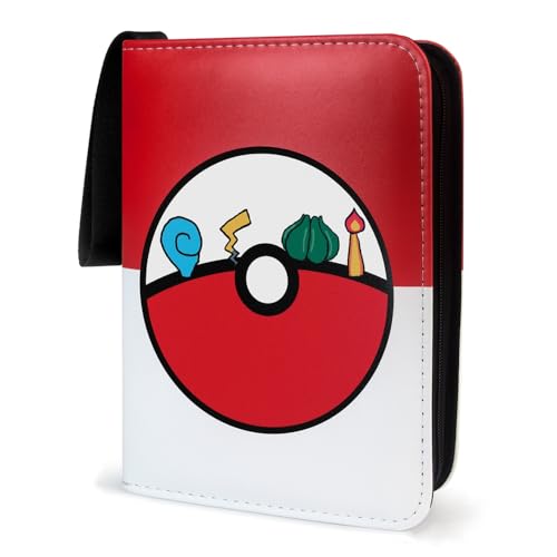Album para Cartas Pokemon, Álbum de Cartas Coleccionables para Carte TCG, Carpeta para Pokemon Tarjetas, 60 Páginas 480 Tarjetas Capacidad