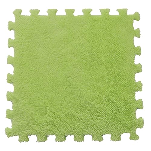 Alfombra de rastreo, Alfombra Suave de Felpa de Espuma EVA, Alfombrillas de Juegos para niños, Alfombra de decoración del Piso del Dormitorio de la Sala de Estar de Moda,Fruit Green,5piece