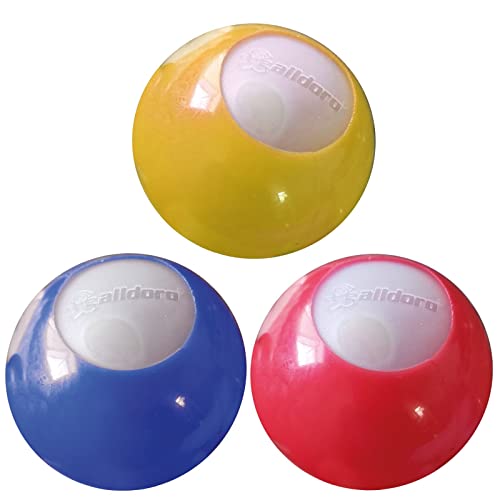 alldoro 63027 – Water Splash – Juego de 3 bombas de agua, reutilizables y con cierre automático, globos de agua para jardín, playa y fiesta, para niños a partir de 3 años y adultos, amarillo/rojo/azul