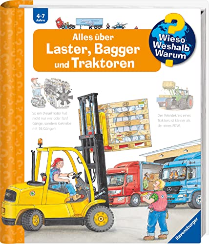 Alles über Laster, Bagger und Traktoren