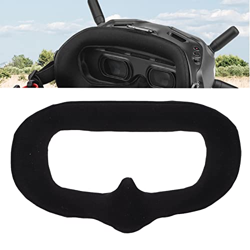 Almohadilla De Espuma Para Ojos Para Gafas, Acolchado De Espuma Reemplazo De Relleno De Espuma Para Gafas DJI FPV V2 Acolchado De Espuma Suave Cómodo Prevención De Fugas De Luz Esponja Almohadilla Par