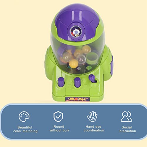 Alomejor Mini Máquina de Garra Espacial, Máquina de Garra Encantadora, Capacidad de Pensamiento de Ejercicio Portátil para Niños para Mesa (Verde)