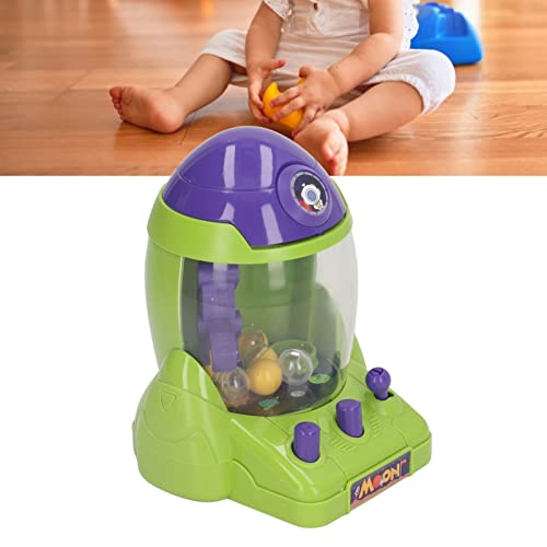 Alomejor Mini Máquina de Garra Espacial, Máquina de Garra Encantadora, Capacidad de Pensamiento de Ejercicio Portátil para Niños para Mesa (Verde)