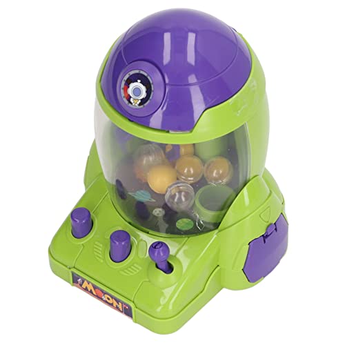 Alomejor Mini Máquina de Garra Espacial, Máquina de Garra Encantadora, Capacidad de Pensamiento de Ejercicio Portátil para Niños para Mesa (Verde)