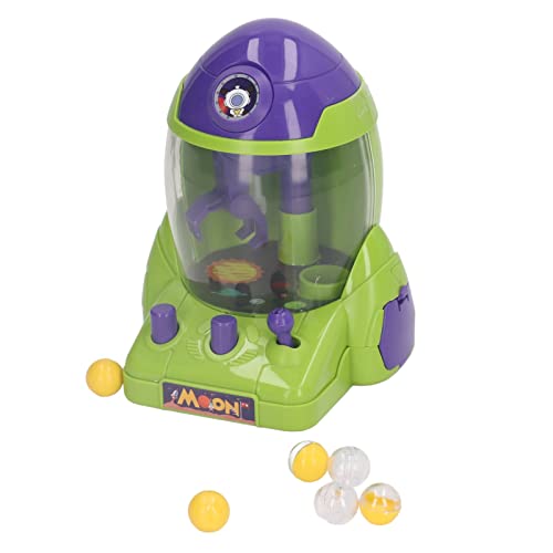 Alomejor Mini Máquina de Garra Espacial, Máquina de Garra Encantadora, Capacidad de Pensamiento de Ejercicio Portátil para Niños para Mesa (Verde)