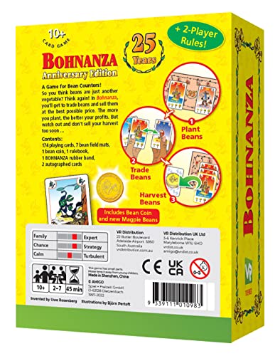 Amigo Edición del 25 Aniversario de Bohnanza