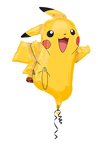 Anagram International 2946001- Globo de Pikachu, de los Pokémon, tamaño XL, 62 x 78 cm