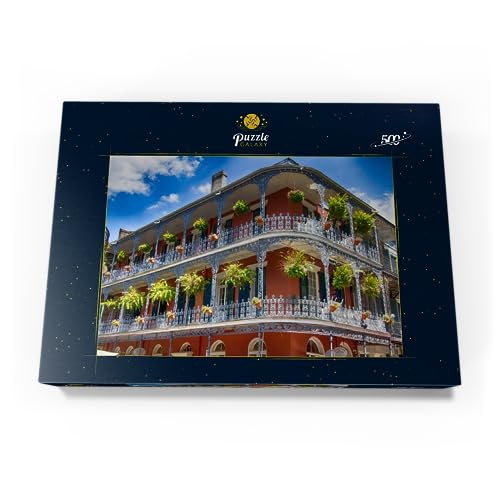 Antiguo Edificio En El Barrio Francés, Nueva Orleans - Premium 500 Piezas Puzzles - Colección Especial MyPuzzle de Puzzle Galaxy