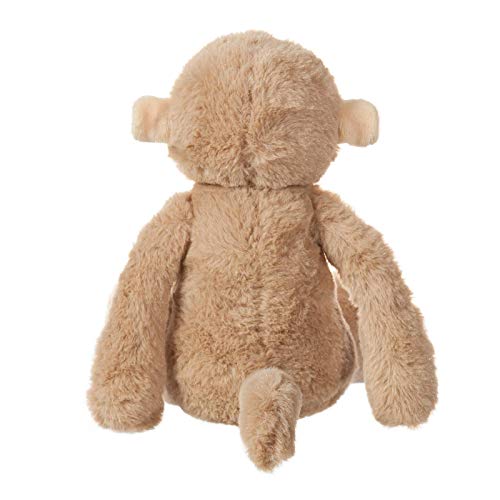 Apricot Lamb – Peluche mono de 30 cm – Peluche de peluche para niños y bebés – Peluche esponjoso para jugar, regalo y acurrucarse – Acogedor juguete – Mono marrón claro