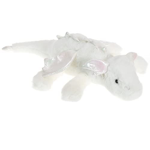 Apricot Lamb Peluche suave con forma de dragón blanco, para niños y bebés, 40 cm