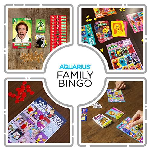 AQUARIUS Juego de bingo de elfos, divertido juego de fiesta familiar para niños, adolescentes y adultos, regalo de noche de juego familiar, mercancía oficial de elfos a partir de 8 años