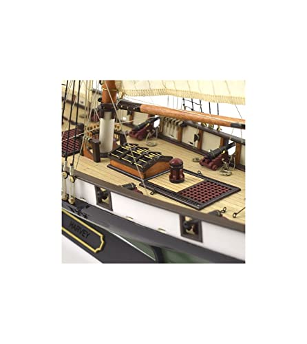 Artesanía Latina - Maqueta de Barco en Madera - Goleta Americana Harvey - Modelo 22416, Escala 1:60 - Maquetas para Montar - Nivel Medio