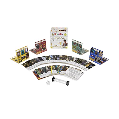 Asmodee - BrainBox: Harry Potter, Juego de Aprendizaje y Entrenamiento Mente, 1+ Jugadores, 8+ Años, Ed. en Italiano