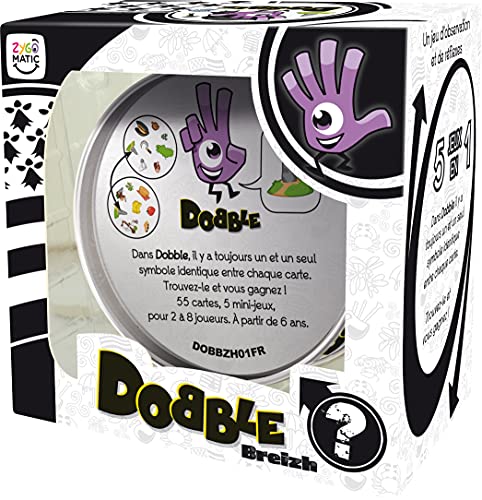 Asmodee Dobble Breizh - Juego de Mesa, de Cartas, de observación (versión en francés)