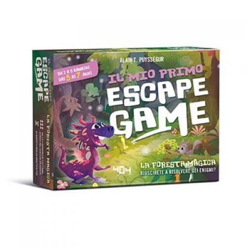 Asmodee - Escape Box: Mi Primer Juego de Escape - Divertido Juego de Caja para organizar una búsqueda del Tesoro, 2-5 Jugadores, 5+ Años, Edición en Italiano