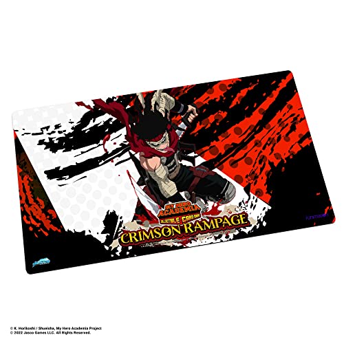 Asmodee North America My Hero Academia Collectible Hero Killer Stain Playmat Wave 2 Crimson Rampage Juego de cartas