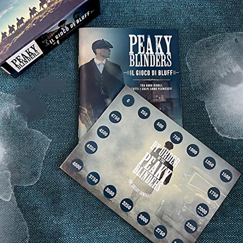 Asmodee, Peaky Blinders: El Juego de Bluff, Juego de Mesa, 4-8 Jugadores, 14+ años, edición en Italiano