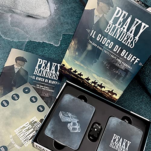 Asmodee, Peaky Blinders: El Juego de Bluff, Juego de Mesa, 4-8 Jugadores, 14+ años, edición en Italiano