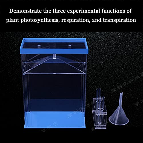 ATAAY Demostrador de fotosíntesis de Plantas y transpiración respiratoria - Instrumento de enseñanza de experimentos biológicos Naturales - Utilizado para experimentos biológicos Naturales en la e