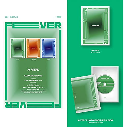 ATEEZ ZERO:FEVER Part 3 Mini Album Vol.6 [Incl. First Press Only Folded Poster] (A version)