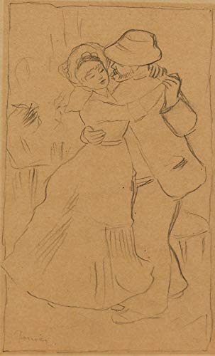 Auguste Renoir Sketch A Dancing Couple Wooden Jigsaw Puzzle for Adult Family Friend DIY Challenge Wall Décor 1000 Piece