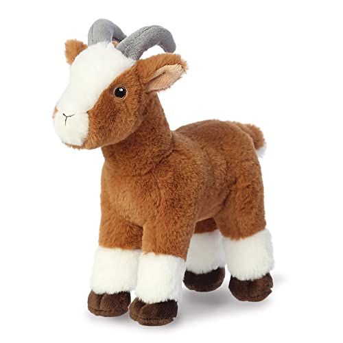 Aurora World-Aurora, 35052, Eco Nation Cabra, 26cm, Peluche ecológico, Marrón, Color Brown