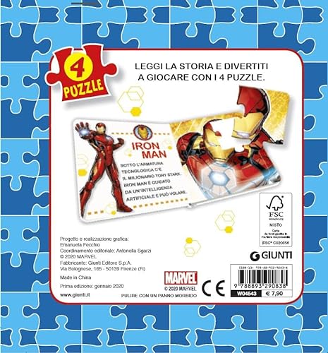 Avengers. Libro mini puzzle