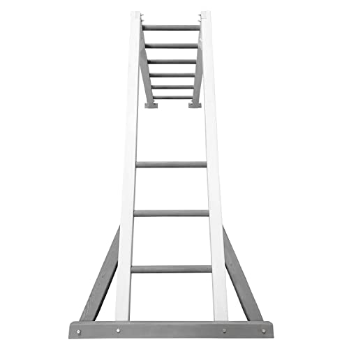 AXI Beach Tower Estructura para trepar de madera en gris y blanco | Elemento adicional para torre de juego / casa de zancos | Accesorios de escalada para torres de juego - 205