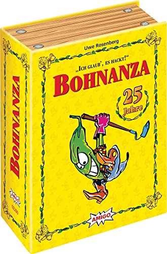 Ayursana Ediciones de aniversario de Amigo Bohnanza 2021 – 25 años – con 3 frijoles más para hasta 7 personas y con nuevas reglas – incluyendo Amigo Bean Tale