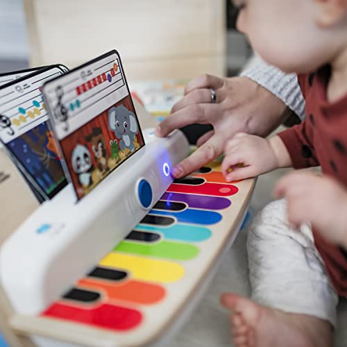 Baby Einstein, Hape, Together in Tune Piano, Connected Magic Touch, 4 modos de juego y 10 melodías, control de volumen, juguete de madera para niños, 12 meses+