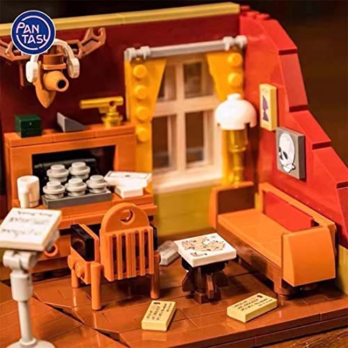 Baker Street Apartment 221B bloques de construcción, kit de modelo de rompecabezas de apartamento con cocina y pasillo, juguete coleccionable y valioso regalo para niñas