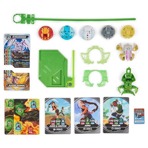 Bakugan Battle 5-Pack, Special Attack Octogan, Spidra, Hail, Nillious, Ventri; Figuras de acción giratorias Personalizables, Juguetes para niños y niñas a Partir de 6 años