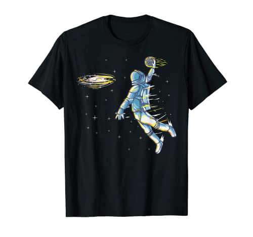 Baloncesto Espacio Astronauta Slam Dunk Ciencia Deportes Humor Camiseta