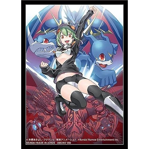 BANDAI Digimon Card Game Official Sleeves 2022 Ver.2.0 Rina Shinomiya 60ct