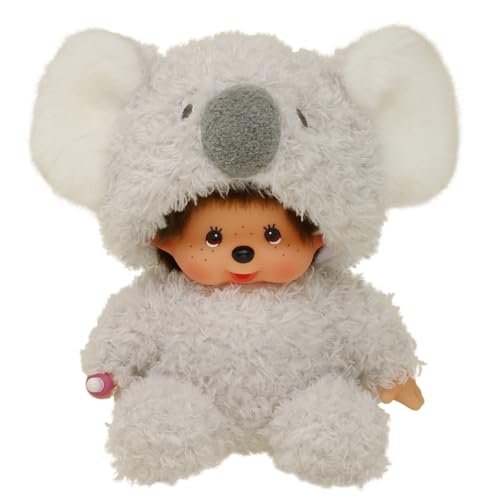 BANDAI - Monchhichi - Peluche de Culto de los años 80 - Monchhichi Koala - SE245772