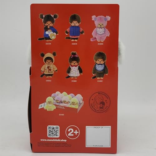 BANDAI - Monchhichi - Peluche de Culto de los años 80 - Monchhichi Koala - SE245772