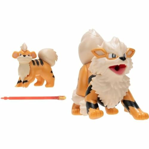 BANDAI - Pokémon - Pack de evolución caninos y arcaninos - Figura caninos de 5 cm + Figura arcanina 10 cm - Figuras Pokémon con Acabado Especial - JW2804