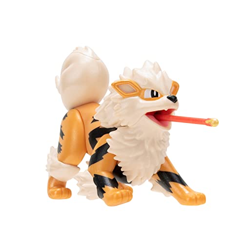 BANDAI - Pokémon - Pack de evolución caninos y arcaninos - Figura caninos de 5 cm + Figura arcanina 10 cm - Figuras Pokémon con Acabado Especial - JW2804