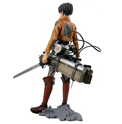 Banpresto Ataque a los titanes / Attack on Titan Figure - Master Stars Piece Shingeki no Kyojin Levi (25cm) (Ver. MSP) + 3D Maneuver Gear