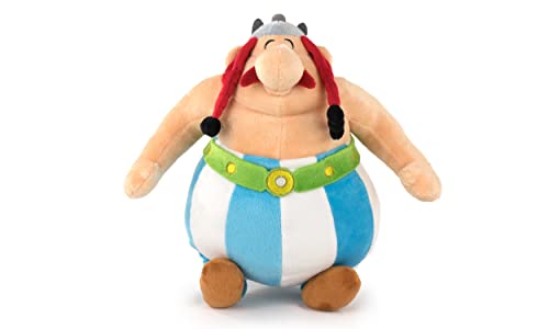 Barrado Peluche de los Personajes de Astérix - 30 Centímetros - Astérix, Obélix, Panorámix - Calidad Super Soft (Obélix)