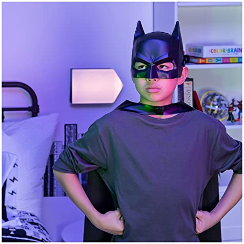 BATMAN DC Comics, Conjunto de Capa y máscara de, Accesorios de Disfraces de superhéroes, Juegos de rol para niños