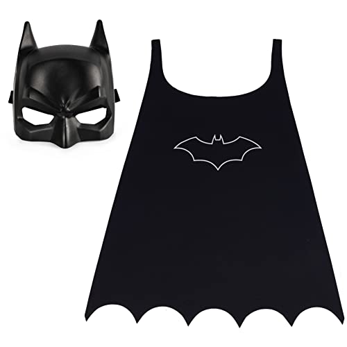 BATMAN DC Comics, Conjunto de Capa y máscara de, Accesorios de Disfraces de superhéroes, Juegos de rol para niños